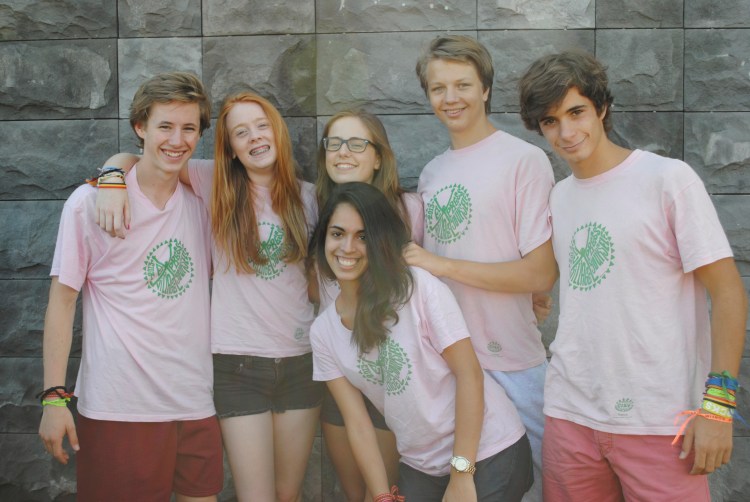 Mackenzie with other JCs from Brazil, Latvia, Norway and France.
